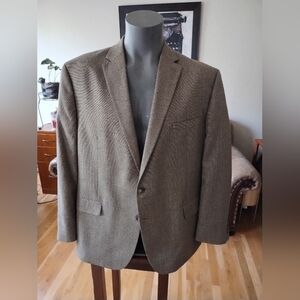 Chaps Brown Sport Coat Blazer Size 50R